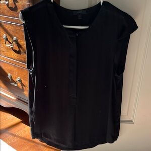 J crew Black Sleeveless Blouse, size 8